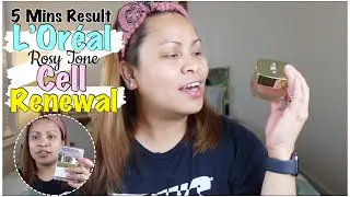 L&rsquo;Or&eacute;al Age Perfect: Cell Renewal Rosy Tone Mask | With AHA + Imperial Peony | 5 Minutes Result