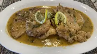 Piccata di sovracosce di pollo