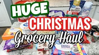 CHRISTMAS 2020 GROCERY HAUL | WALMART GROCERY HAUL FOR HOLIDAYS | LivingThatMamaLife