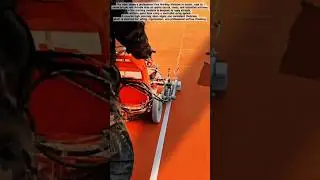 Sports Court & Road Striping Technology Explained! #shorts