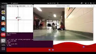 Visual-based SLAM Navigation for LIMO ROS2 Robot (Image Processing and Visual Feedback-Debug View)