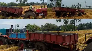 Tractor stuck in mud - hmt tractor stuck in the mud and pulling out with kabota tractor |notifly