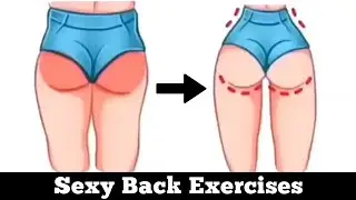 Sexy Back Exercises 🔥 Firming , Rounded & Bouncy Butt | 4 Week Results #FitnessGuide