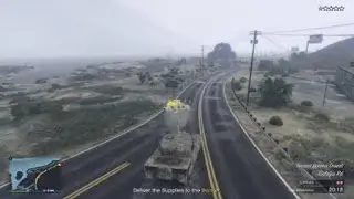 Grand Theft Auto V Daring escape by a Fat Chinook and a good tank shot