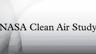 NASA Clean Air Study