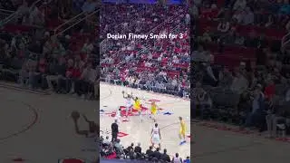 Dorian Finney Smith for 3 #basketball #nba #houston #houstonrockets #dorianfinneysmith #3pointer