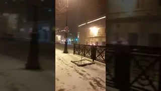 snow falling in Azerbaijan  baku