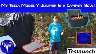 Уникальный комплект для кемпинга Tesla Model Y Juniper 🏕️ | Полный тур + необходимое снаряжение!
