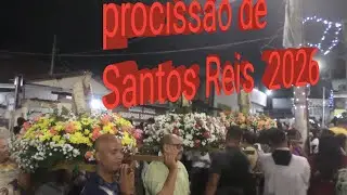 Procissão de Santos Reis 2026 saída da igreja 