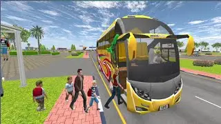 World Tour Bus Driving Game 🚍 | Realistic Bus Simulator Gameplay | Android Game Play|