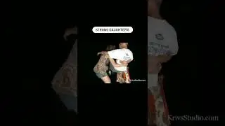 strong daughter lift carry her father #liftaguychallenge #fitnessmotivation #gym #lift