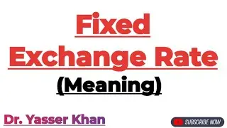 Fixed Exchange Rate | Meaning Of Fixed Exchange Rate | Foreign Exchange Rate | Economics | CUET UGC