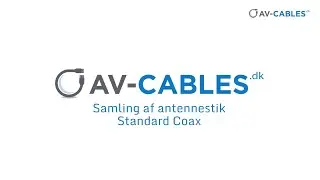 S&aring;dan samler du et Standard Coax antennestik.