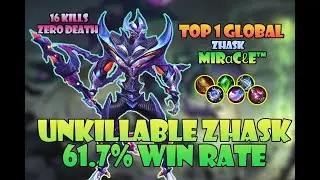 ZHASK TOP 1 GLOBAL 2022 | 16 KILLS NO DEATH | ZHASK PERFECT GAMEPLAY BEST BUILD 2022 | By: Mir&alpha;cℓe&trade;
