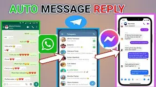 auto message reply || Teligram, WhatsApp, Messenger, Facebook, Instagram