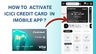 HOW TO ACTIVATE ICICI CREDIT CARD |PIN GENERATION |TRANSACTION CONTROL| STEP BY STEP SIMPLE PROCESS