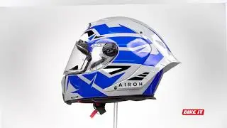 Airoh GP550S Full Face Helmet (Gloss Blue - Wander) - 360 spin