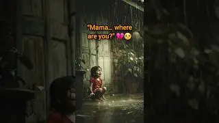 Little Girl Cries in the Rain Missing Her Mom 💔 | Mama I Miss You - Everhits
