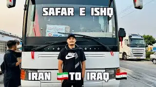 Iran🇮🇷 To Iraq🇮🇶 border|| safar e ishq ❤️|| iran to Iraq by bus|| Waqarz