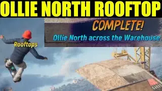 Tony Hawk Pro Skater 4 | Ollie north across the warehouse roofs | Warehouse Pro Goals