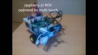 home made raspberry pi ROV operated by smart phone