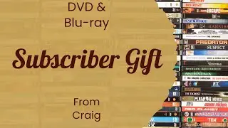 DVD & Blu-ray Subscriber Gifts from Craig