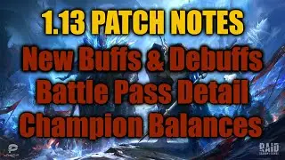 1 13 Patch Notes & Thoughts - Raid Shadow Legends