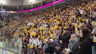 Minnesota Golden Gopher Hockey Student Section Goal Chant