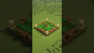 ⛏️ Minecraft Tutorial ::  Wooden Crop Farm