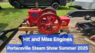 Hit and Miss Engines from Portersville Steam Show Summer 2025