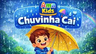 A Chuvinha Cai ☔ | M&uacute;sica Infantil para Crian&ccedil;as | Ama Kids