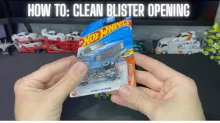 How to open a Hot Wheels package Cleanly! (nail polish remover trick)