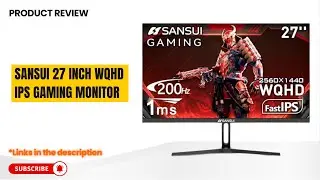 Обзор игрового монитора SANSUI 27