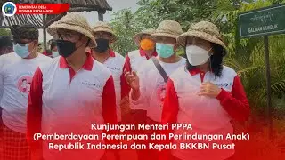 Kunjungan Menteri PPPA RI dan Kepala BKKBN Pusat ke Desa Kesiman Kertalangu