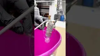 Paint Roller Hack! Clean it with a bottle funnel! #lifehacks #painting