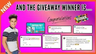 FIRST GIVEAWAY WINNER ANNOUNCEMENT | KEVIN MARK PUNNO
