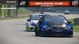 RACE WEEK ACADEMY - IMSA SOCIAL CLUB - TCR - ROAD AMERICA (PROLOGO) - CORRIDA 2