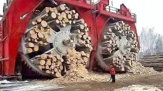 Incredible Wood Processing Machines for Harsh Winter - Ultimate DIY Wood Splitters Compilation