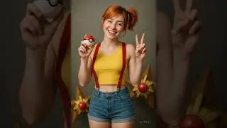 Essa Misty foi criada por IA&hellip; e ficou LINDA! 😍✨ #Pok&eacute;mon #IA
