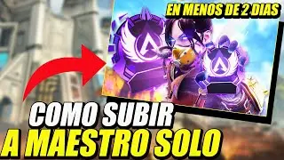COMO SUBIR A MAESTRO SOLO (SIN EQUIPO ) en MENOS DE 2 DIAS!!  APEX LEGENDS- GUIA DEFINITIVA