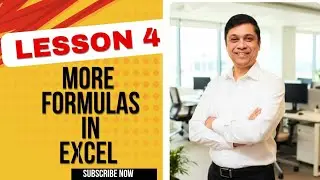 Lesson 4  More Formulas In Excel#excel #exceltutorialforbeginners #exceltips
