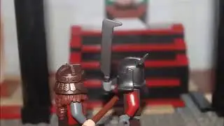 Lego Gimli son of Gloin vs Uruk hai