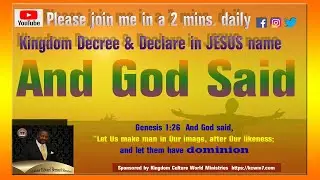 Decree & Declare: Healing dominion