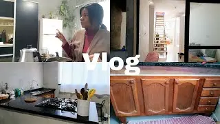 Finalmente foi feito o gesso na parede verde do Hulk 😂/ organiza&ccedil;&atilde;o da cozinha/Viviane Gomes