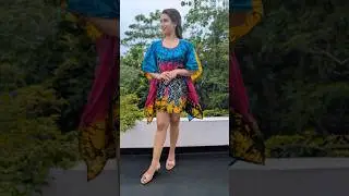 Stylish Batik Short Frock &ndash; Unique Handcrafted Fashion Trend  #batik #srilanka #sadewbathik