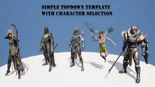 Simple TopDown Template with Character Selection