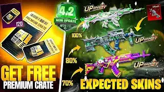 PUBG Mobile 4.2 Update Leaks — Free Premium Crates & Upgradable Skins! 📦🔥