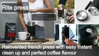 rite press : french press with easiest user experience of how to use french press for perfect coffee