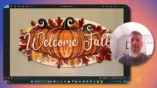 Design and Make an Autumn-Themed 3D Sign with Pumpkins and Leaves