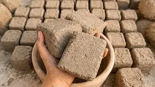 New🔥dusty gritty charcoal fully dry claypot crumbling oddly satisfying video